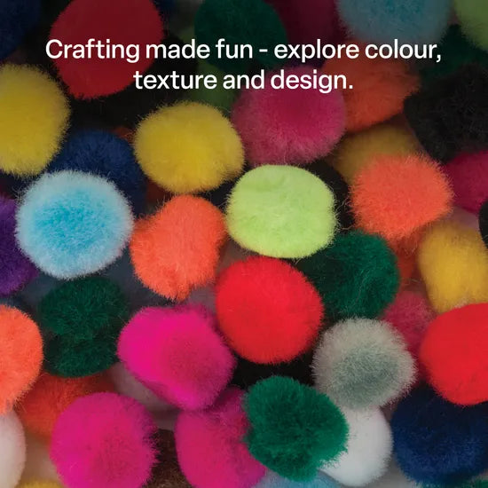 Pom Poms 1.3cm - Pack of 100 - Modern Teaching Aids NZ