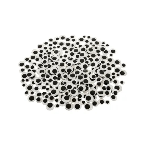Assorted Adhesive Joggle Eyes - Pack of 300 - Modern Teaching Aids NZ