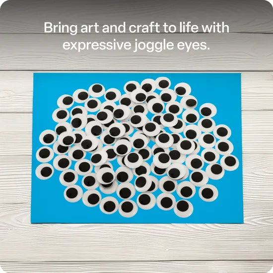 Adhesive Joggle Eyes 2.5 cm - Pack of 100 - Modern Teaching Aids NZ