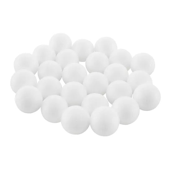 Polystyrene Balls 6cm - Pack of 25 - Modern Teaching Aids NZ