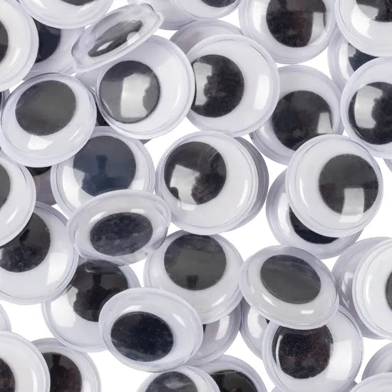 Joggle Eyes 15 mm - Pack of 100 - Modern Teaching Aids NZ