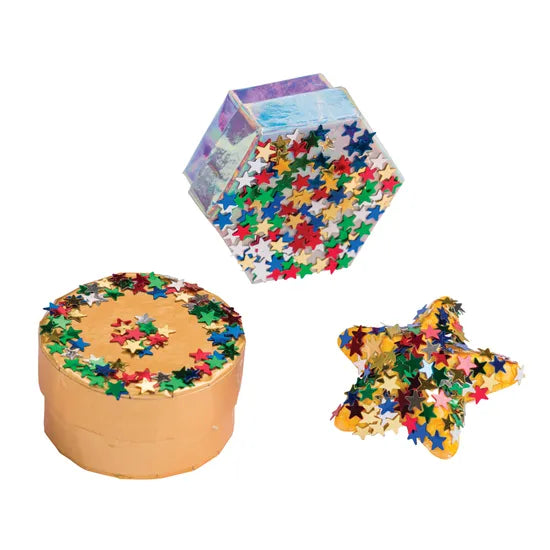 Glitter Stars - 100g Jar - Modern Teaching Aids NZ