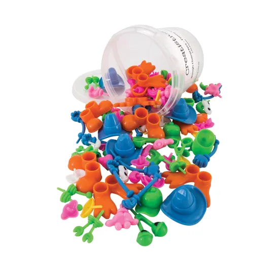 Creatistics Dough Characters Funny Faces- Pack of 130 - Modern Teaching Aids NZ