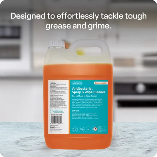 Cleangiene Antibacterial Spray & Wipe Concentrate - 5 L