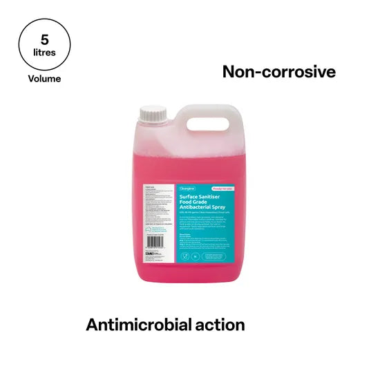 Cleangiene Surface Sanitiser Food Grade Anti Bacterial RTU - 5 L - Modern Teaching Aids NZ