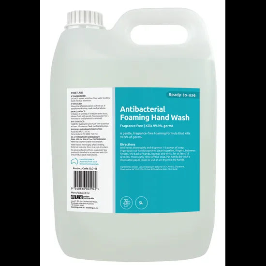 Antibacterial Foaming Hand Wash - 5L - Modern Teaching Aids NZ