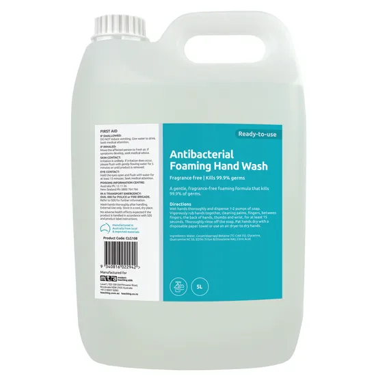 Cleangiene Antibacterial Foaming Hand Wash - 5L