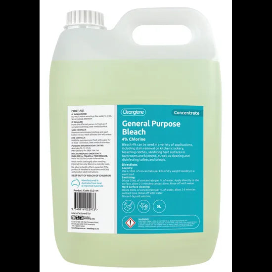 Cleangiene Bleach Concentrate - 5L