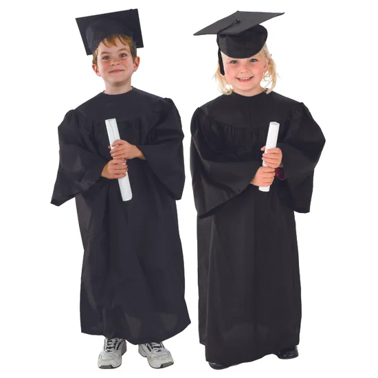Graduation Gown & Hat 6-9 Yrs - Modern Teaching Aids NZ