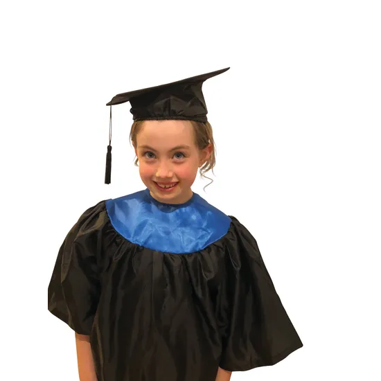 Graduation Gown & Cap Blue - Modern Teaching Aids NZ