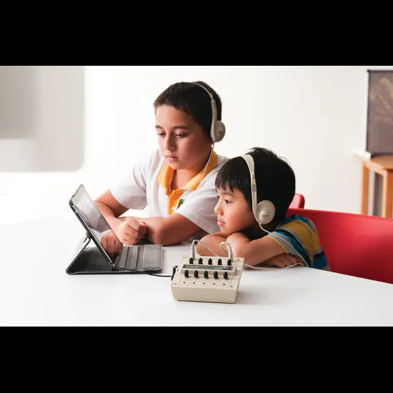 Multimedia Jackbox & 10 Stereo Headphones - Modern Teaching Aids NZ