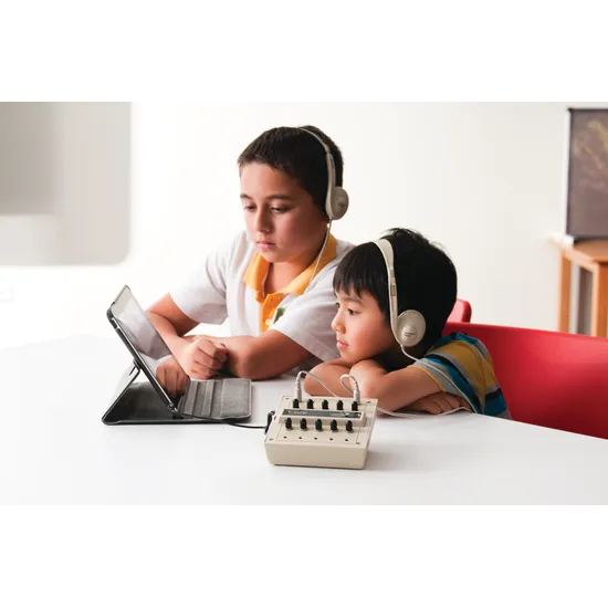 Multimedia Jackbox & 10 Stereo Headphones - Modern Teaching Aids NZ