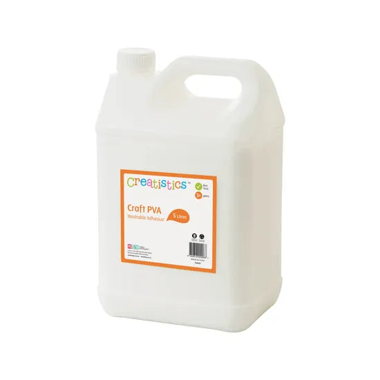 Creatistics PVA Washable Strong Craft Glue 5 Litre - Modern Teaching Aids NZ