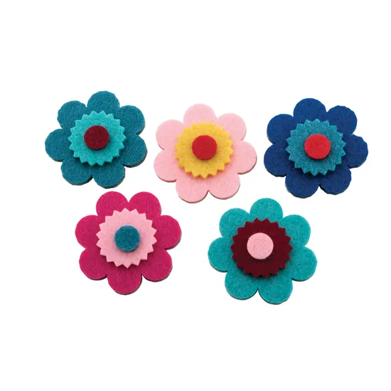 Felt Flowers - Pack of 100 - Modern Teaching Aids NZ