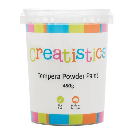 Creatistics Powder Paint - White 450g - Modern Teaching Aids NZ