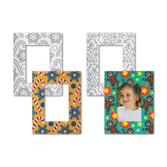 Creatistics Christmas Sand Art Frames - Pack of 20 - Modern Teaching Aids NZ