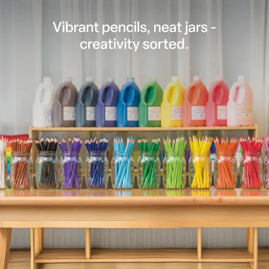 Rainbow Classroom Pencil Set - Modern Teaching Aids NZ