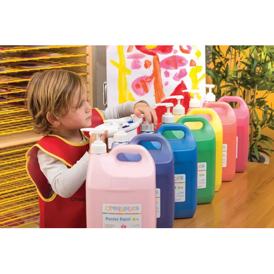 Creatistics Poster Paint 5L - Pink - Modern Teaching Aids NZ