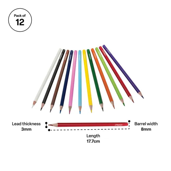 Creatistics Coloured Pencils - Tub of 96 - Modern Teaching Aids NZ