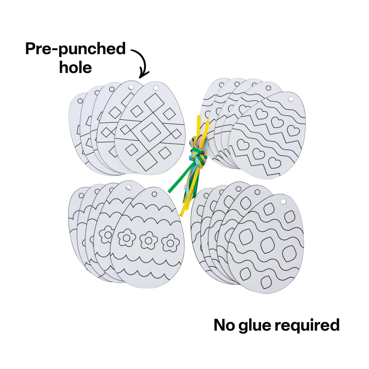 Sand Art Easter Eggs - Pack of 20 - Modern Teaching Aids NZ