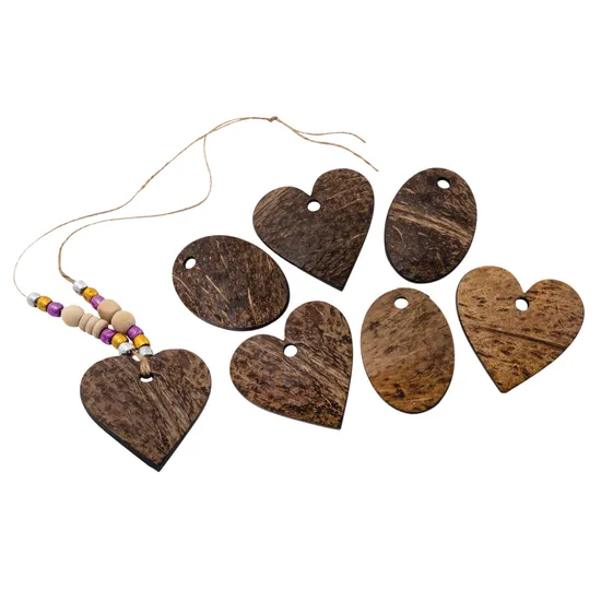 Coconut Pendants - Pack of 10 - Modern Teaching Aids NZ