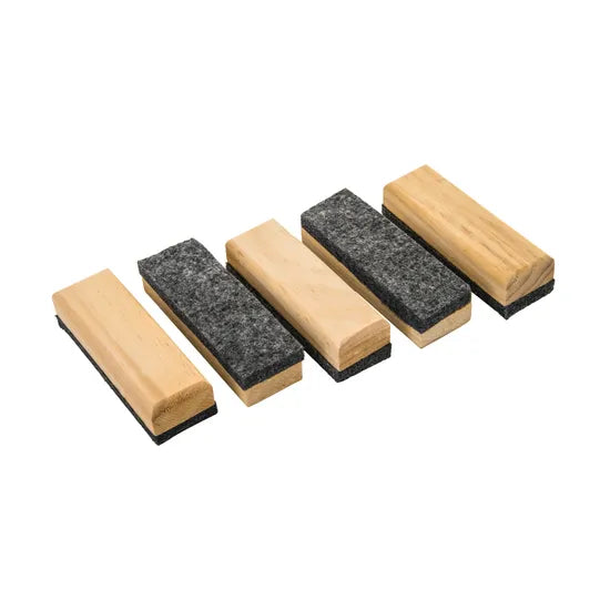 Wooden Chalk Dusters - Pack of 5 - Modern Teaching Aids NZ