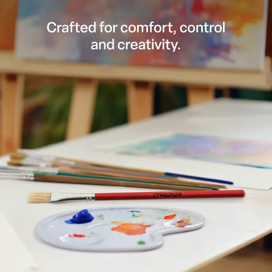 Creatistics Paste Brushes / Paint Brushes Pack 12 - Modern Teaching Aids NZ