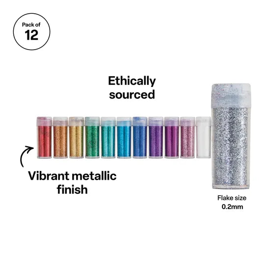 Bio-Glitter - Pack of 12 - Modern Teaching Aids NZ