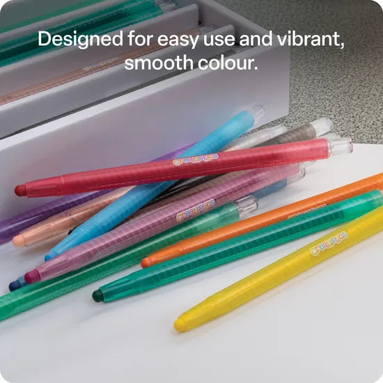 Creatistics Twist Crayons - Pack of 120 - Modern Teaching Aids NZ