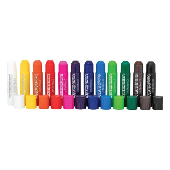 Assorted Poster Paint Sticks - Pack of 48 - Modern Teaching Aids NZ