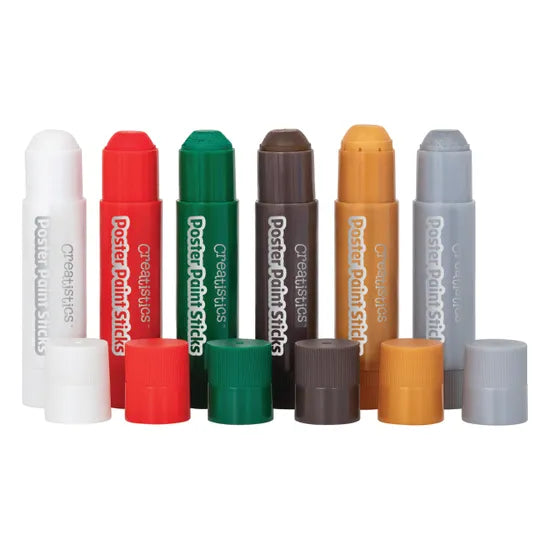 Christmas Poster Paint Sticks - Pack of 6 - Modern Teaching Aids NZ