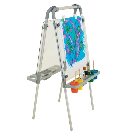 Creatistics Aluminium Easel Double - Clear - Modern Teaching Aids NZ