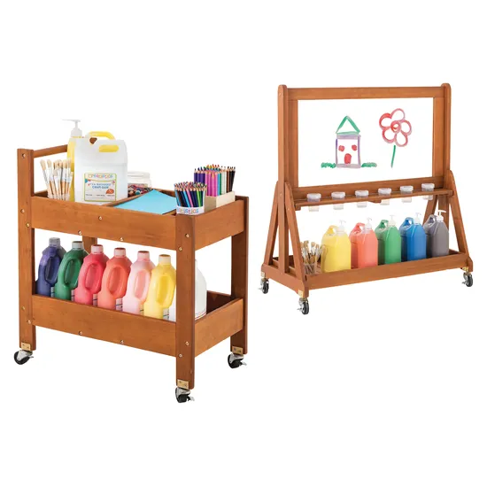 Creatistics Outdoor Artist Painting Wall & Trolley - Modern Teaching Aids NZ