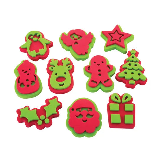 Christmas Stampers - Pack of 20 - Modern Teaching Aids NZ