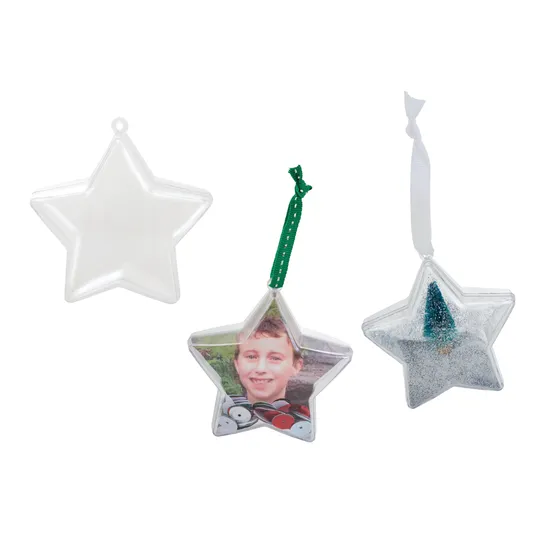 Plastic Star Ornament - Pack of 10 - Modern Teaching Aids NZ