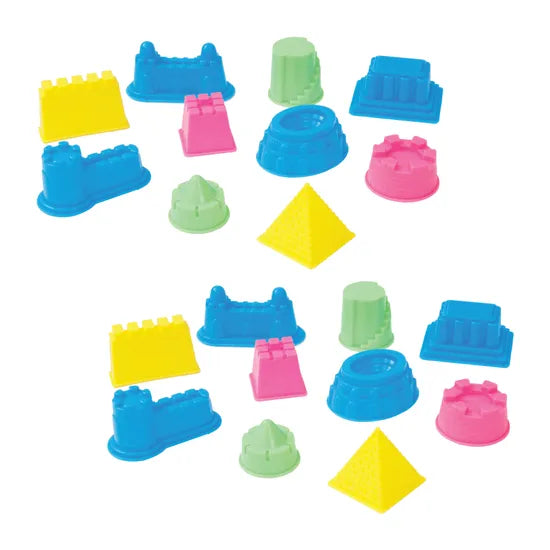 Magic Sand Castle Moulds - Pack of 20