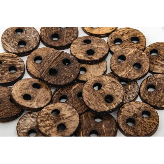 Natural Coconut Buttons - Pack of 100 - Modern Teaching Aids NZ