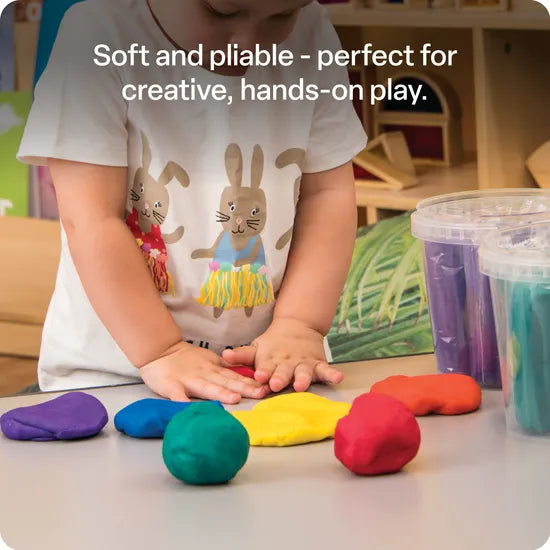 Creatistics Dough Set of 6 x 900g Tubs - Modern Teaching Aids NZ