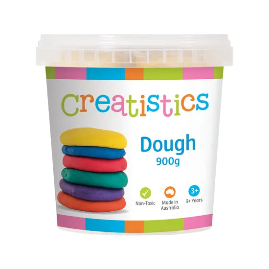 Creatistics Dough - Yellow 900g Tub - Modern Teaching Aids NZ