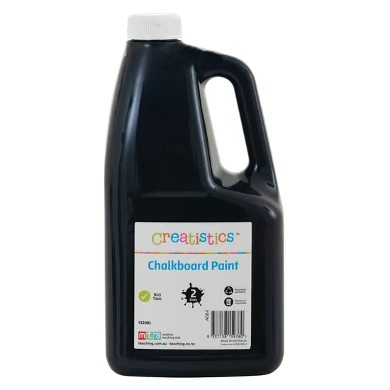 Creatistics Blackboard Paint - 2 Litres - Modern Teaching Aids NZ