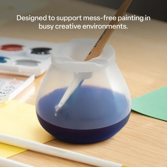 Creatistics Round Non Spill Paint Pots - Pack of 6 - Modern Teaching Aids NZ