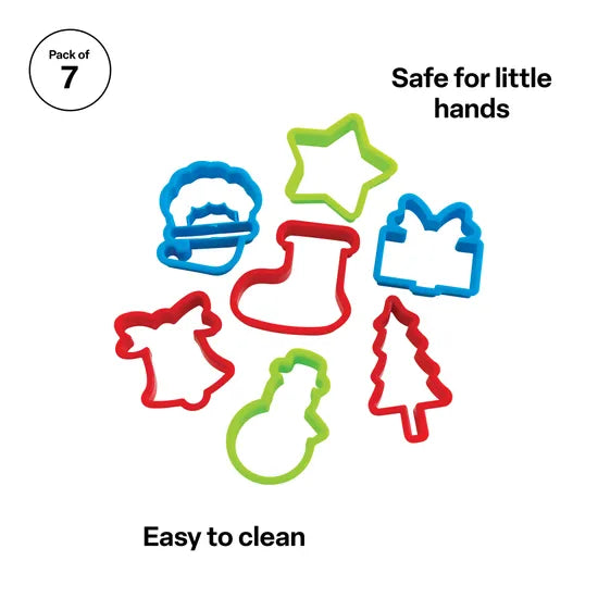 Christmas Dough Cutters - Pack of 7 - Modern Teaching Aids NZ