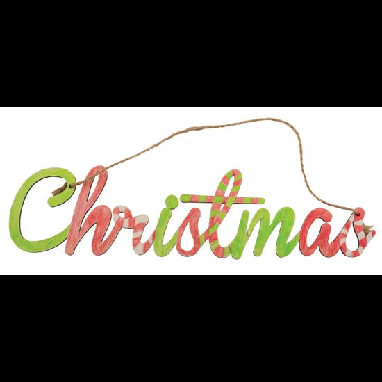 Wooden Christmas Sign - Pack of 10 - Modern Teaching Aids NZ