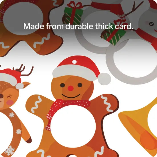 Christmas Character Photo Frames - Pack of 10 - Modern Teaching Aids NZ