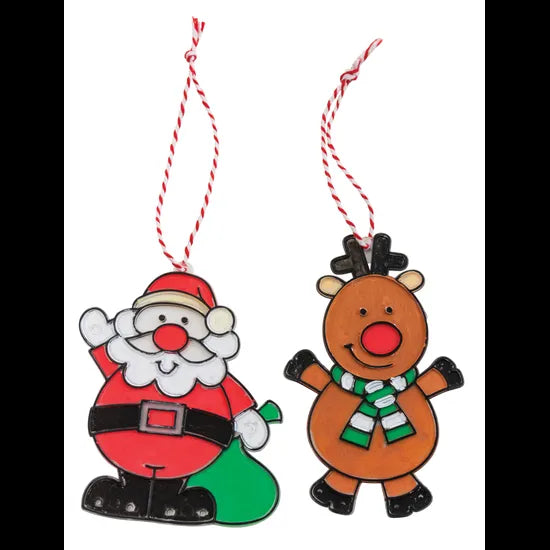 Christmas Suncatchers - Pack of 10 - Modern Teaching Aids NZ