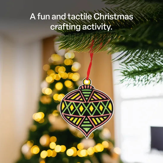 Velvet Christmas Ornaments - Pack of 10 - Modern Teaching Aids NZ