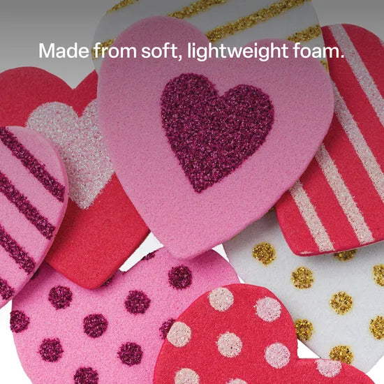 Foam Heart Stickers - Pack of 300 - Modern Teaching Aids NZ