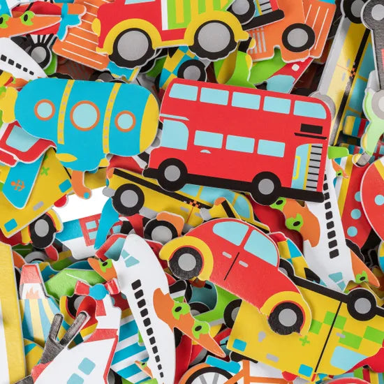 Foam Transport Stickers - Pack of 300 - Modern Teaching Aids NZ