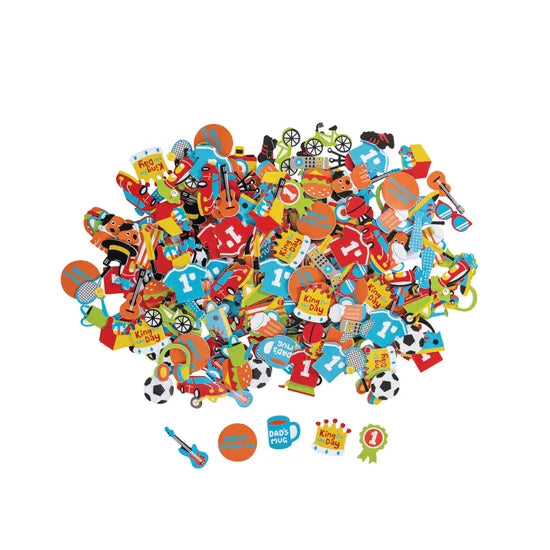 Foam Father's Day Stickers - Pack of 300 - Modern Teaching Aids NZ