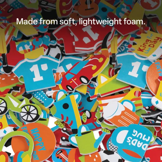 Foam Father's Day Stickers - Pack of 300 - Modern Teaching Aids NZ